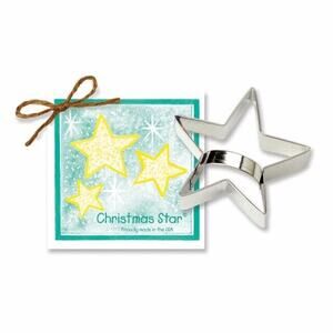 New Ann Clark 4.5" Holiday Xmas Christmas Star Shape COOKIE CUTTER & Recipe USA